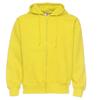 Cárdigan de Otoño e Invierno de Color Puro de 350g para Hombre y Mujer Chaqueta con Forro Polar Sudadera de Manga Larga con Cremallera Estampado de Logo de Color Puro Venta al por Mayor