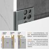 Azulejo Pintura Látex Tira de Acabado de Esquina Esquina de Pared Perfil Metálico Extremadamente Estrecho Masilla Aleación de Aluminio Tira de Borde