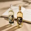 Pegatina Personalizada de Vinilo Impermeable para Botella de Vino con Logo de Vino Tinto/Blanco, Estampado en Caliente, Aplicable