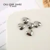 Mini Joias de Liga Metálica Estrela de Cinco Pontas Lua para Nail Art Populares Dourado e Prateado Estéreo DIY Acessórios Pequenos Usáveis para Nail Art