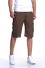 Moda Casual Suelta de Verano 2026 Pantalones Cortos de Gasa para Hombre Pantalones Divididos de Cinco Puntas Ropa de Trabajo Casual para Hombre