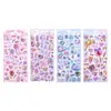 Pegatinas de diamante en relieve tridimensionales 3D, pegatinas decorativas DIY para niños, hermosos diseños en relieve, divertidas pegatinas en relieve