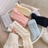 Calcetines australianos de terciopelo trenzado para niños, calcetines de otoño e invierno de color sólido simples para el suelo, calcetines suaves cerosos cálidos para dormir en casa con forro polar