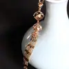 Horquilla Hanfu con Borla Colgante Semiacabado, Calidad que Conserva el Color Borla de Mariposa Romboidal, Una Borla de Nube Borgoña