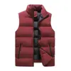 Nueva chaqueta exterior de plumón para otoño e invierno, chaleco chaqueta chaleco para hombre, talla grande de invierno, chaqueta chaleco cálida sin mangas