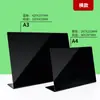 Quadro Negro de PVC em L Transfronteiriço para Restaurante Loja de Bolos Placa de Exibição de Preços Etiqueta de Preço Apagável Mini Quadro Negro