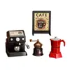 Escena Retro de Cafetera Simulación Miniatura Modelo Miniatura Venta al por mayor