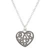 Collar de amor estilo Ins europeo y americano para mujer, estilo étnico, aleación antigua, hueco, amor, sol, luna, colgante, cadena de clavícula