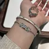Anillo Joyería Estilo Industria Pesada Lujoso Cepillado Estilo Flor de Lirio Nieve Antigua Vintage