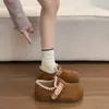 Zapatos de Moda Estilo Birkenstock con Tacón Oculto y Punta Cerrada para Mujer, Nuevo Modelo 2026, Primavera y Otoño, Zapatos Casuales Versátiles que Combinan Bien con Faldas