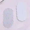 Lindo Chica Corazón Encaje Oval Acrílico DIY Tocado Flequillo Pin Lateral Parche Accesorios para el Cabello Accesorios de Pasador