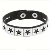 Pulseira Punk de Camadas Nova Europeia e Americana Pulseira Personalizada de Caveira Masculina Hip-Hop Rebite Pulseira de Pulso para Menino de Motocicleta