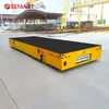 Vehículo Eléctrico Industrial de Plataforma Plana con Control Remoto, Doble Motor, Volante de Dirección Flexible, Vehículo de Plataforma Plana Universal sin Rieles, para Evitar Emergencias