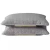Un par de fundas de almohada impermeables de algodón puro, protector de almohada individual, 48x74 cm, lavable, para exportación