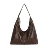 Bolsa Tote Casual com Sensação de Leveza Feminina Grande Capacidade Estilo Novo Transfronteiriço Couro Macio Fashionável para o Dia a Dia Ombro Único Bolsa Grande