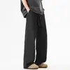 Pantalones Casuales Rectos Estilo Hip-Hop Americano para Hombre, Novedad Verano 2026 Estilo Japonés Caídos Sueltos Casual Versátiles de Pierna Ancha