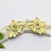 Colgante de cuentas de loto vintage hecho a mano, joyería artesanal, material de joyería artesanal, accesorios para tocados.