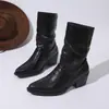 2026 nuevos zapatos transfronterizos de estilo europeo, americano y del sudeste asiático que son populares en todo internet, venta al por mayor de fábrica de botas para mujer en tallas grandes