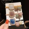 Cuerda para la cabeza estilo coreano retro, anillo para el cabello de celebridades de Internet, banda de goma de moda simple para estudiantes, cuerda para el cabello, tocado de cuero