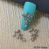 Popular Joyería para Arte de Uñas Colgante Estrella de Cinco Puntas Corazón Borla Aleación Estilo Japonés Diamante Super Brillante Mini Decoración de Uñas