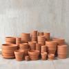 Vaso de flores internacional cerâmica vermelha vaso baixo vaso de flores suculentas atacado vaso de flores de cerâmica vaso de flores de argila planta verde vaso de planta absorvente de água respirável