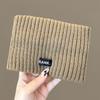 Banda para el cabello para mujer, otoño e invierno 2024, japonesa y coreana, resistente al viento, de punto cálido, de lana, pequeña, ancha, accesorios para el cabello