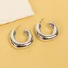 Estilo Minimalista Ins Coreano Estilo Fresco Transfronterizo Acero de Titanio Joyería al por Mayor Acero Ensamblado Aretes Únicos Aretes de Presión No se Desvanecen