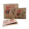 Bolsa para Tortilla de Cebolleta, Bolsa de Papel Resistente a la Grasa, Empaque Triangular de Doble Apertura para Tortitas, Papel Recubierto Kraft para Empaque para Llevar, Se Puede Personalizar