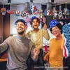 Letreros de Madera Colgantes del Día de la Independencia Transfronterizos, 12 Piezas, Decoraciones de Pared Versátiles con Forma de Bandera, Artesanías de Madera Colgantes para Ambiente Festivo