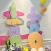 Habitación con decoraciones para bodas, un conjunto de batas de mañana, fondo fotográfico, pared, diseño de la habitación para bodas, dopamina, tablero grande feliz kt