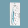 Soporte para cuchillo de depilación de cejas para principiantes rasguño rasguño acero inoxidable cuchillo de afeitar cejas plegable cuchillo de depilación de cejas navaja de cejas