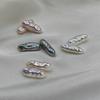 Tiangu imitación Mabei perla barroca barra de plata de agua salada irregular 9*20 Accesorios para abalorios DIY