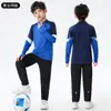 Conjunto de Uniforme de Entrenamiento de Fútbol de Manga Larga para Niños, Uniforme de Partido de Baloncesto para Hombres, Personalizado para la Copa Mundial 2026, Personalización Transfronteriza