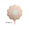 Nuevos globos de flor de margarita mate, lindos y frescos, para decoración de ventanas y suministros para fiestas de cumpleaños infantiles