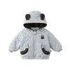 Abrigo para Niños Otoño Invierno 2026 Nuevo Bebé Acolchado Forrado de Felpa Principios de Invierno con Capucha Ropa de Invierno para Bebés y Niños Pequeños