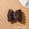 Novo tecido bolinhas pérola artificial enchimento de algodão laço grampo de cabelo DIY acessório de cabelo broche material acessório de roupa