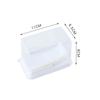 Caja de Embalaje para Pastel Selva Negra con Tenedor Transparente para Cortar Postres, Embalaje para Hornear, Caja Blíster para Pastelería con Tapa Antivaho