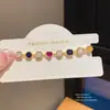 Pulsera Cuadrada de Zirconia con Costura Chapada en Oro Real de 18 Quilates Lujo Accesible Pulsera de Gama Alta Moda Retro Joyería de Mano Versátil para Mujeres