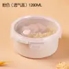 Lonchera de Paja de Trigo, Tazón para Conservar Frescura, Caja para Conservar Frescura, Caja de Almacenamiento Sellada, Lonchera para Frutas, Tazón para Fideos Instantáneos de Estudiante con Tapa