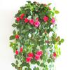 Grande Promoção Processamento Atacado Pendente de Parede Violeta Flor Artificial Flor Rosa Decoração Mercadoria de Fim de Estoque