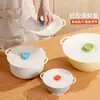 Tapas de silicona para conservación de alimentos para ollas, tazones, platos y tazas, tapas a prueba de salpicaduras para microondas, cubiertas selladoras reutilizables