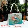Nuevo bolso de lona de seda dorada con bordado de doble cara, estilo étnico, informal, de gran valor, para mujer.