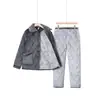 Pijama y Ropa de Casa con Forro Polar, Engrosados para Calidez, Conjunto Holgado y Cómodo de Manga Larga y Pantalón Largo, Pantalones de Mamá con Forro Polar