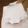Pantaletas de Algodón Puro para Mujer con Empalme de Encaje y Entrepierna Extendida, Calzoncillos Tipo Boxer de Algodón Puro para Mujer con Lazo