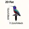 Decoraciones Acrílicas para Pájaros de Jardín al Aire Libre: Búhos, Urracas, Gaviotas, Pavos Reales, Loros, Decoraciones de Paisajismo para Jardín