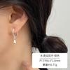 Pendientes Largos Yinjia Plata S925 Diseño Retro de Nicho Joyería de Plata Norma de Nicho Exquisito Elegante Suministro para Mujeres