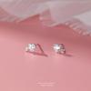 Plata pura s999 con tus pendientes de por vida, pendientes de mujer con diseño de pez pequeño, sentido de la moda, lujo ligero, circonita, regalo para parejas, venta al por mayor
