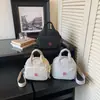 Bolso Bandolera para Mujer, Bolso Pequeño Nuevo de Mano, Moderno y Versátil, Tela de Nylon Ligera, Bandolera de un Solo Hombro, Bolso Multicapa para Ciclismo