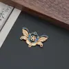 Estilo Antiguo DIY Aleación Goteo de Aceite Poroso Mariposa Flor Accesorios Dinastía Han Cheongsam Hecho a Mano Horquilla Corona para el Cabello Material Accesorios