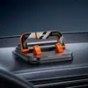 Suporte de Celular para Carro Antiderrapante com Placa de Número Fixação Automática Estável Anti-Vibração Console Central Painel de Instrumentos Suporte de Navegação